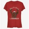 Best Sale 😍 Star Wars Santa Chewie Chewbacca Fa La Larrrrgh 👧 Girls T-Shirt 🥰 -Star Wars Clothing Sales 13120736 hi