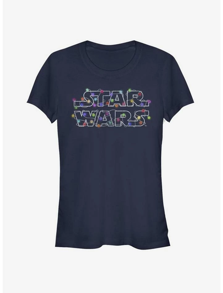 New 🎉 Star Wars 🎅 Christmas Lights 👧 Girls T-Shirt 👍 5 New 🎉 Star Wars 🎅 Christmas Lights 👧 Girls T-Shirt 👍 - Image 3
