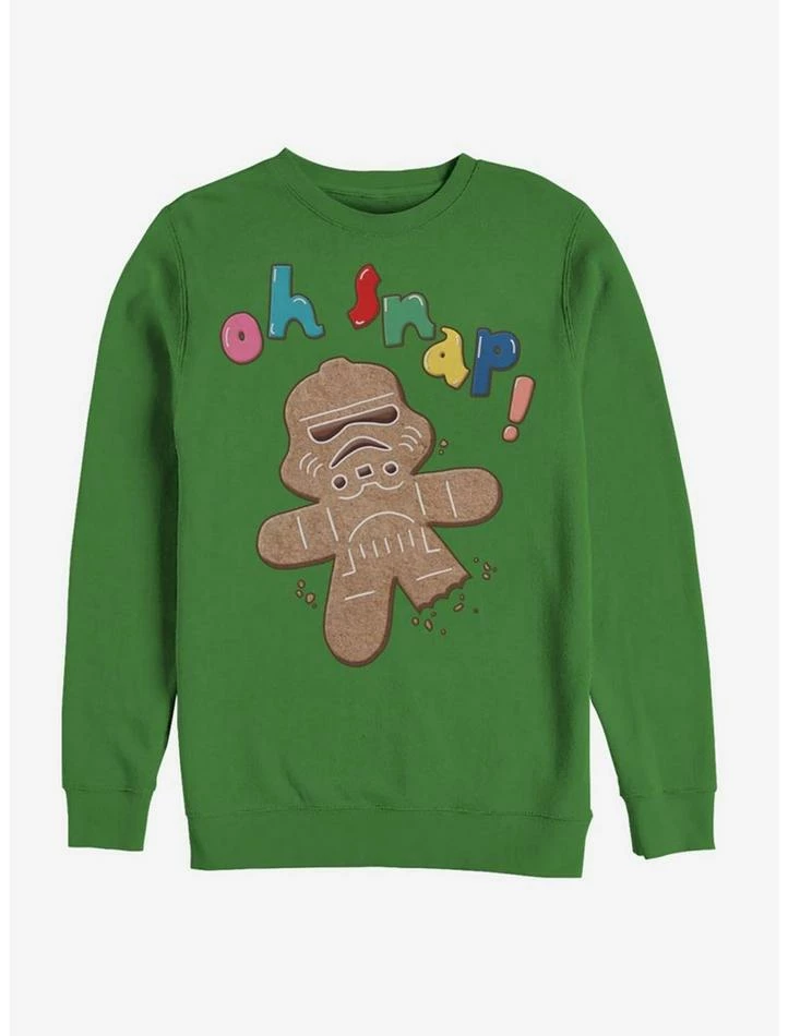 Hot Sale 🎁 Star Wars Storm Trooper Gingerbread Gingersnap Crew Sweatshirt 🛒 3 Hot Sale 🎁 Star Wars Storm Trooper Gingerbread Gingersnap Crew Sweatshirt 🛒