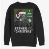 New 😉 Star Wars Santa Vader Father ❄ Christmas Crew Sweatshirt 🥰 -Star Wars Clothing Sales 13121242 hi