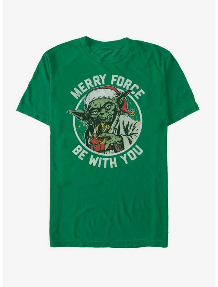 Brand new ๐ Star Wars Santa Yoda Merry Force Be With You T-Shirt ๐ 5 Brand new ๐ Star Wars Santa Yoda Merry Force Be With You T-Shirt ๐ - Image 3