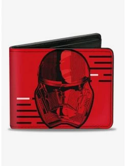 Buy ✨ Star Wars Sith Trooper Red Black Bifold Wallet 👏