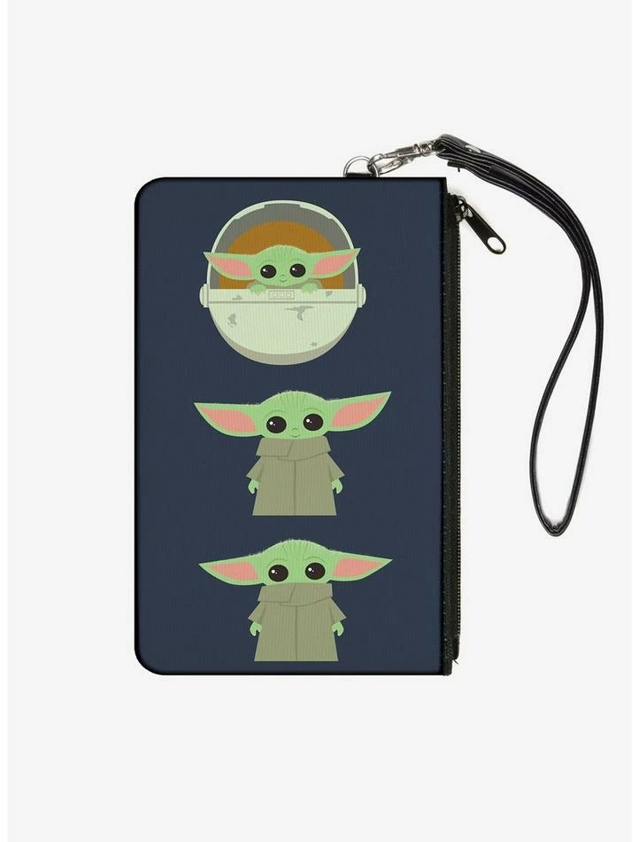 Discount β€οΈ Star Wars The Mandalorian The Child Poses Wallet Canvas Zip Clutch π― 3 Discount β€οΈ Star Wars The Mandalorian The Child Poses Wallet Canvas Zip Clutch π―