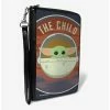 Deals 🤩 Star Wars The Mandalorian The Child Carriage Landscape Zip-Around Wallet 🛒 -Star Wars Clothing Sales 13235068 hi