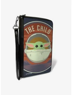 Deals ๐คฉ Star Wars The Mandalorian The Child Carriage Landscape Zip-Around Wallet ๐