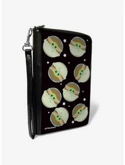 Coupon โ Star Wars The Mandalorian The Child Scattered Zip Around Wallet โ