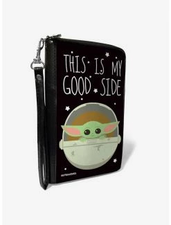 Buy ❤️ Star Wars The Mandalorian The Child This is My Good Side Zip Around Wallet ❤️