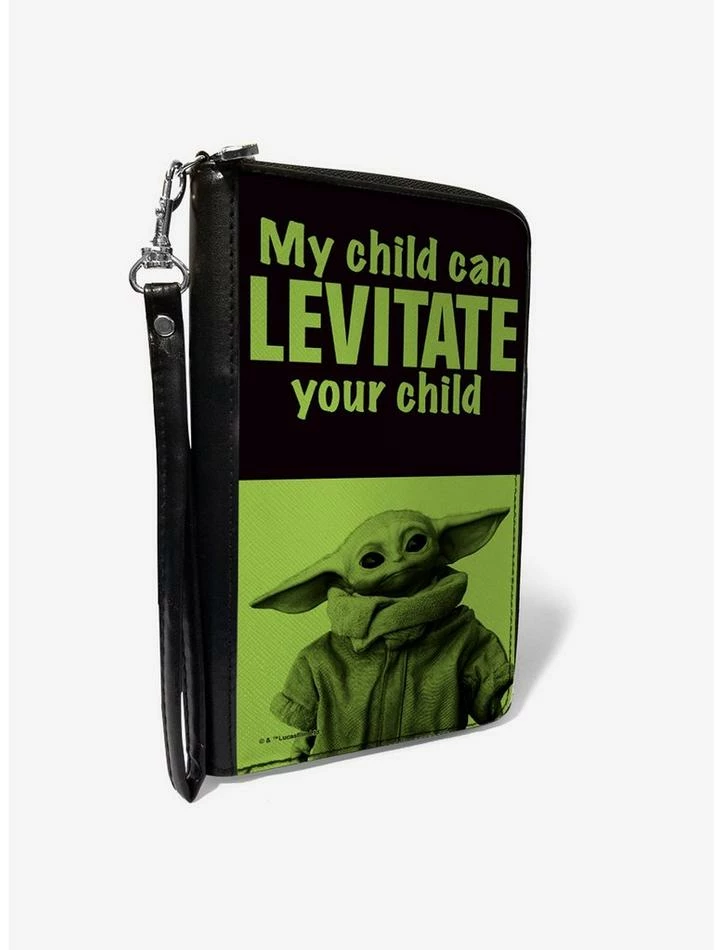 Buy ๐ Star Wars The Mandalorian My Child Can Levitate Zip Around Wallet โค๏ธ 3 Buy ๐ Star Wars The Mandalorian My Child Can Levitate Zip Around Wallet โค๏ธ