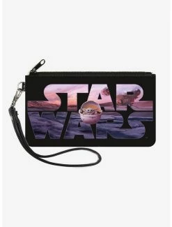 Deals ๐ Star Wars The Mandalorian Wallet Canvas Zip Clutch ๐คฉ
