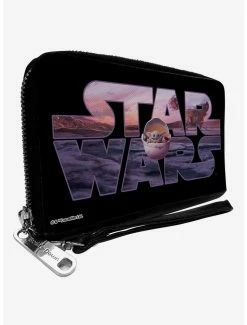 Hot Sale 🎉 Star Wars The Mandalorian The Child Zip Around Wallet ⭐