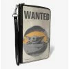 Best deal 🥰 Star Wars The Mandalorian The Child Wanted Zip-Around Wallet 👍 -Star Wars Clothing Sales 13235112 hi