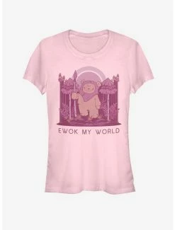 Cheapest 👍 Star Wars Ewok My World 👧 Girls T-Shirt 🎁