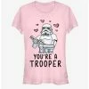 Cheapest 🛒 Star Wars Trooper Love 👧 Girls T-Shirt 🎉