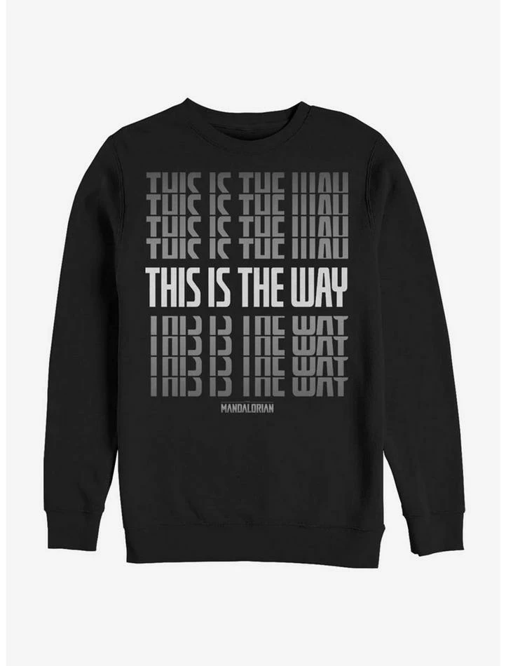 Buy ✔️ Star Wars The Mandalorian This Is The Way Stacked Sweatshirt 🥰 3 Buy ✔️ Star Wars The Mandalorian This Is The Way Stacked Sweatshirt 🥰