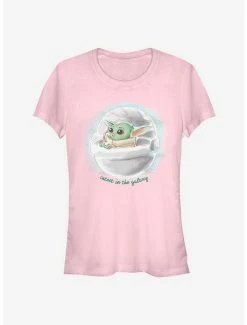 Best Sale 🔔 Star Wars The Mandalorian The Child Cutest In The Galaxy 👧 Girls T-Shirt 👍