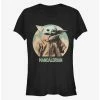 Promo 👍 Star Wars The Mandalorian The Child Vintage Badge 👧 Girls T-Shirt 🌟 -Star Wars Clothing Sales 13330974 hi
