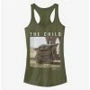 Cheap 💯 Star Wars The Mandalorian The Child Text Photoreal 👧 Girls Tank 🔔