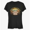 Cheap 🔔 Star Wars The Mandalorian The Child Considered Armed & Dangerous 👧 Girls T-Shirt ✔️ -Star Wars Clothing Sales 13331194 hi