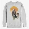 Cheapest 🤩 Star Wars The Mandalorian The Child Casual Stroll Crew Sweatshirt 🌟 -Star Wars Clothing Sales 13331436 hi