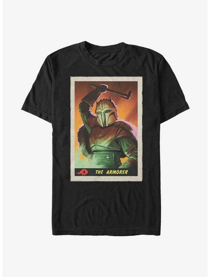 Best Sale 👏 Star Wars The Mandalorian The Armorer Playing Card T-Shirt ❤️ 3 Best Sale 👏 Star Wars The Mandalorian The Armorer Playing Card T-Shirt ❤️