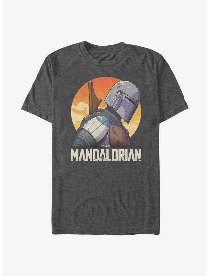 Cheapest 😉 Star Wars The Mandalorian Mando Sunset T-Shirt ⭐ 3 Cheapest 😉 Star Wars The Mandalorian Mando Sunset T-Shirt ⭐