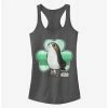 Promo 🔔 Star Wars Porg Clover 👧 Girls Tank 🎉 -Star Wars Clothing Sales 13345646 hi