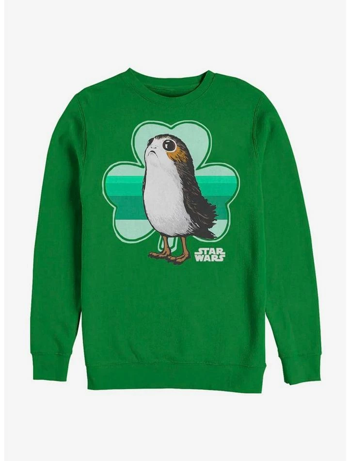 Best deal ๐ Star Wars Porg Clover Sweatshirt ๐ 3 Best deal ๐ Star Wars Porg Clover Sweatshirt ๐