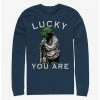 Best Sale 🥰 Star Wars Lucky Yoda Long-Sleeve T-Shirt 🌟 -Star Wars Clothing Sales 13346251 hi