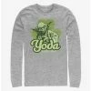 Cheap ✔️ Star Wars Yoda Lucky Retro Long-Sleeve T-Shirt ⭐ -Star Wars Clothing Sales 13348694 hi