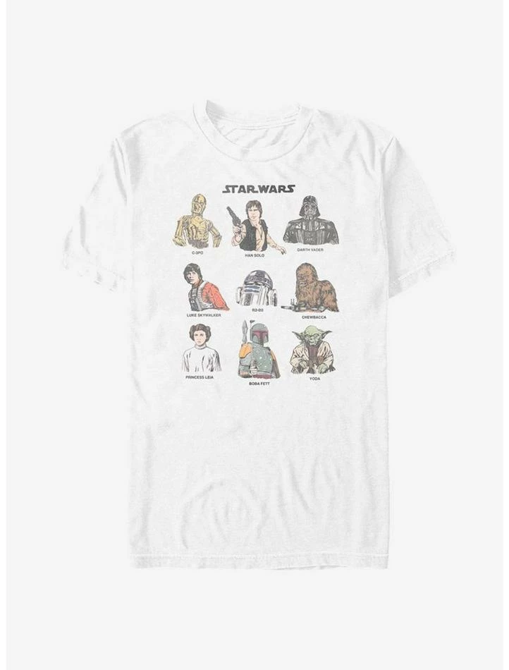 Top 10 ๐ Star Wars Retro Character Cast T-Shirt ๐ฅฐ 4 Top 10 ๐ Star Wars Retro Character Cast T-Shirt ๐ฅฐ - Image 2