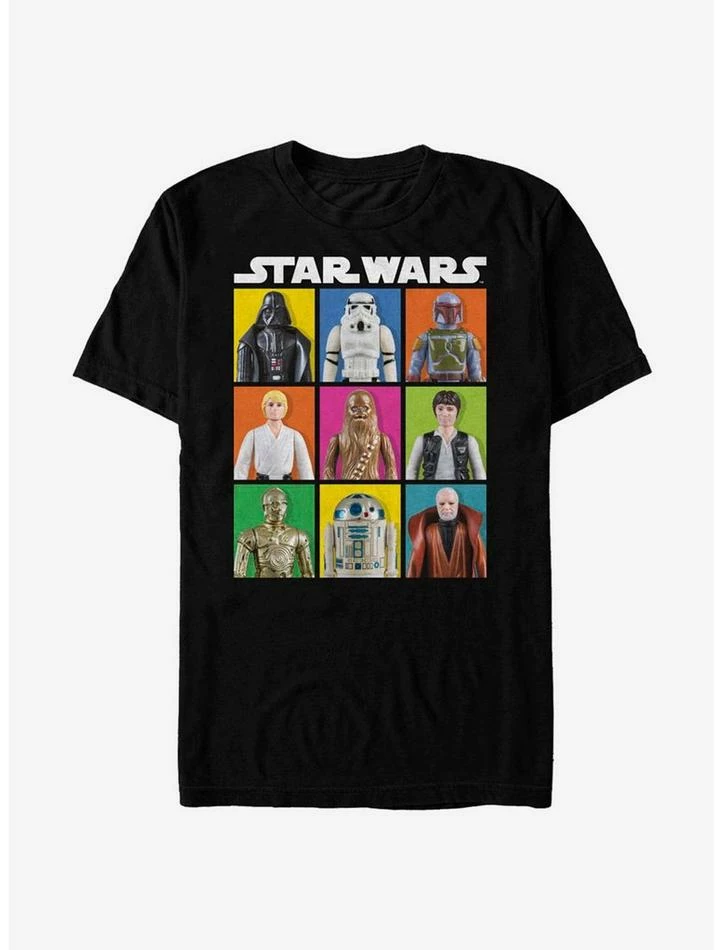 Brand new ✔️ Star Wars Toy Box T-Shirt 🔔 3 Brand new ✔️ Star Wars Toy Box T-Shirt 🔔