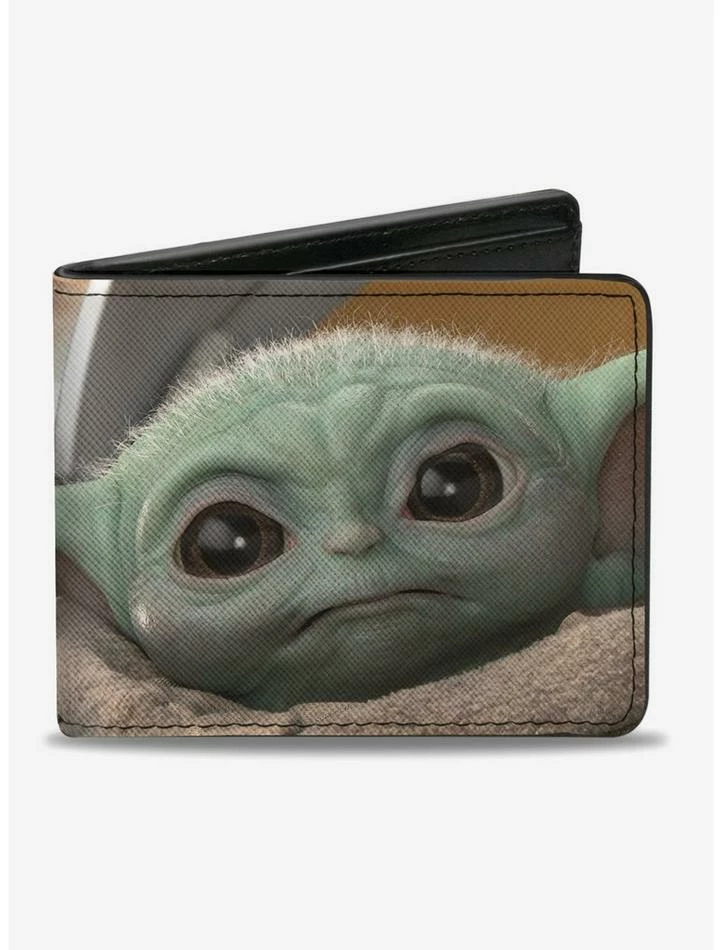 Buy โค๏ธ Star Wars The Mandalorian The Child Frown Pose Bifold Wallet ๐ฏ 3 Buy โค๏ธ Star Wars The Mandalorian The Child Frown Pose Bifold Wallet ๐ฏ