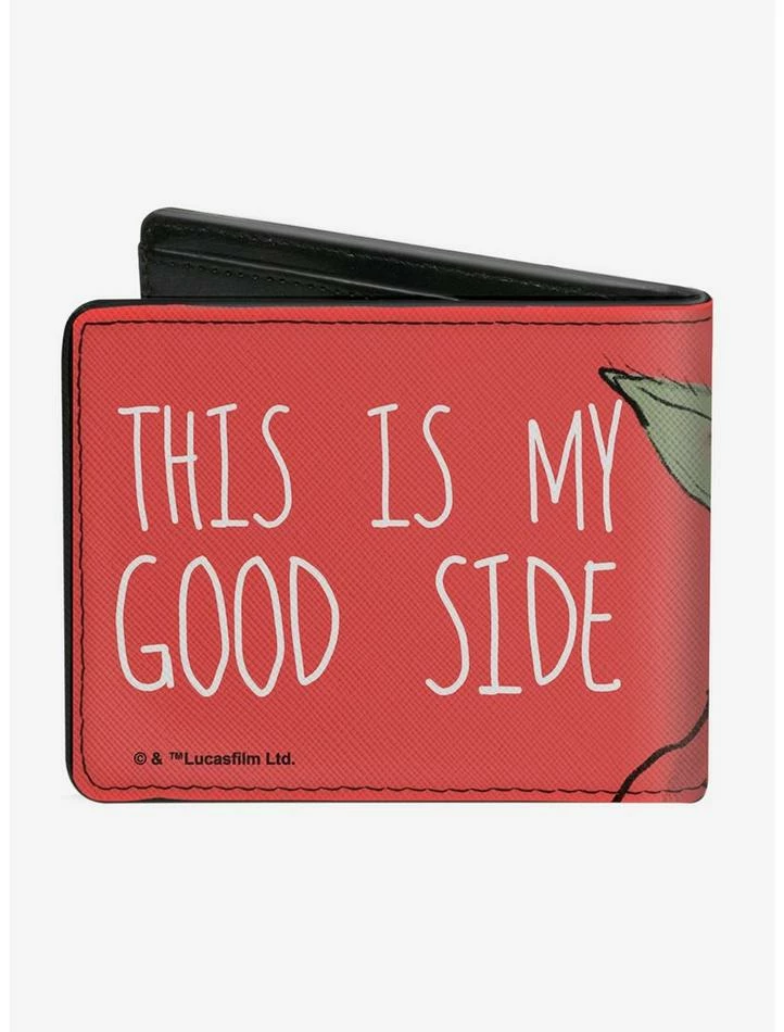 Budget โ Star Wars The Mandalorian The Child This Is My Good Side Red Bifold Wallet ๐ฅ 4 Budget โ Star Wars The Mandalorian The Child This Is My Good Side Red Bifold Wallet ๐ฅ - Image 2