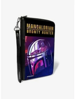 Discount โญ Star Wars The Mandalorian Scenes ๐ฉ Women's PU Zip Around Wallet ๐