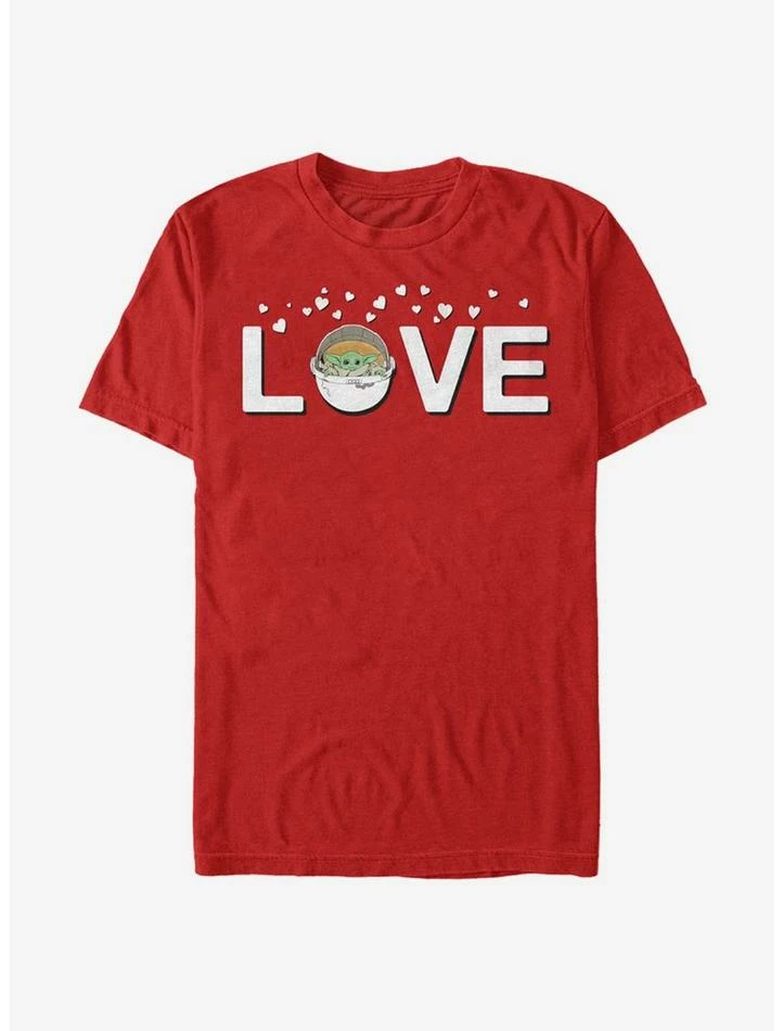 New 🥰 Star Wars The Mandalorian The Child Love With The Child T-Shirt 😀 3 New 🥰 Star Wars The Mandalorian The Child Love With The Child T-Shirt 😀