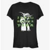 Discount 🎁 Star Wars The Clone Wars Yoda Text 👧 Girls T-Shirt ⭐ -Star Wars Clothing Sales 13436140 hi