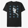 Best Sale 🌟 Star Wars The Clone Wars Anakin Text T-Shirt 🔔 -Star Wars Clothing Sales 13436299 hi