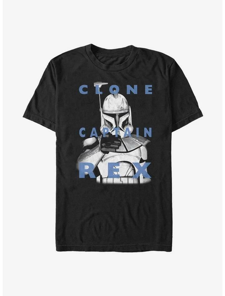 New ๐ Star Wars The Clone Wars Clone Captain Rex Text T-Shirt ๐งจ 3 New ๐ Star Wars The Clone Wars Clone Captain Rex Text T-Shirt ๐งจ