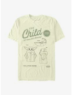 Outlet ✨ Star Wars The Mandalorian The Child Toy Action Figure T-Shirt 😀