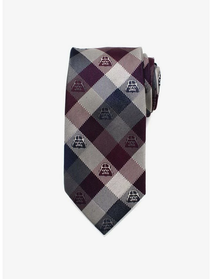 Promo ๐ Star Wars Darth Vader Plum Modern Plaid Tie ๐ 3 Promo ๐ Star Wars Darth Vader Plum Modern Plaid Tie ๐