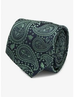 Cheap 😉 Star Wars Yoda Green Paisley Tie ✨ -Star Wars Clothing Sales 13472460 av4
