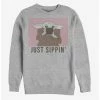 Discount ๐งจ Star Wars The Mandalorian The Child Just Sippin Crew Sweatshirt ๐ 1 Discount ๐งจ Star Wars The Mandalorian The Child Just Sippin Crew Sweatshirt ๐ -Star Wars Clothing Sales 13472810 hi