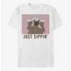 Cheapest ❤️ Star Wars The Mandalorian The Child Just Sippin' T-Shirt 👏 -Star Wars Clothing Sales 13472977 hi
