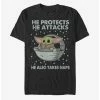 Flash Sale 🛒 Star Wars The Mandalorian The Child Naps T-Shirt 🤩 -Star Wars Clothing Sales 13472995 hi