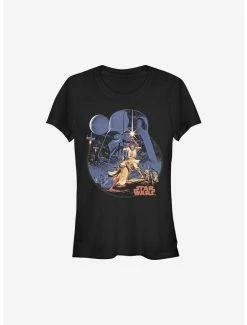 Deals ⌛ Star Wars Stellar Vintage 👧 Girls T-Shirt ⌛ -Star Wars Clothing Sales 13542454 hi