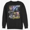 Brand new 🔔 Star Wars The Clone Wars Badside Panel Crew Sweatshirt 🛒 -Star Wars Clothing Sales 13634342 hi