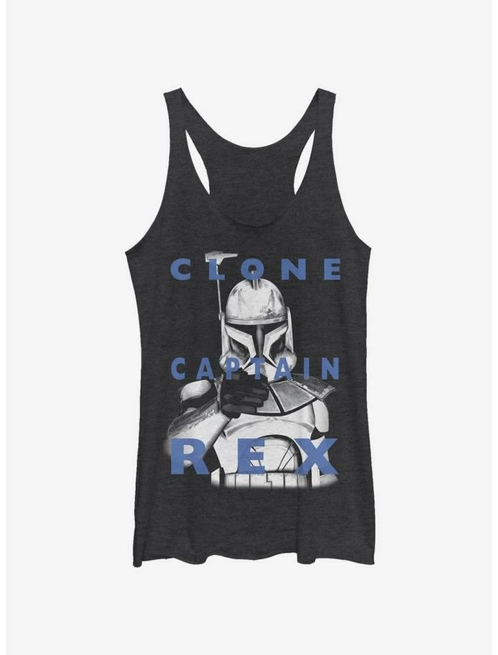 Budget ⭐ Star Wars The Clone Wars Rex Text 👧 Girls Tank ⭐ 3 Budget ⭐ Star Wars The Clone Wars Rex Text 👧 Girls Tank ⭐