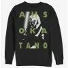Best deal 🧨 Star Wars The Clone Wars Ahsoka Text Crew Sweatshirt 💯 -Star Wars Clothing Sales 13634955 hi