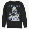Buy ⌛ Star Wars The Clone Wars Rex Text Crew Sweatshirt 😀 -Star Wars Clothing Sales 13635189 hi