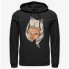New 🌟 Star Wars The Clone Wars Ahsoka Face Hoodie 💯 -Star Wars Clothing Sales 13635590 hi